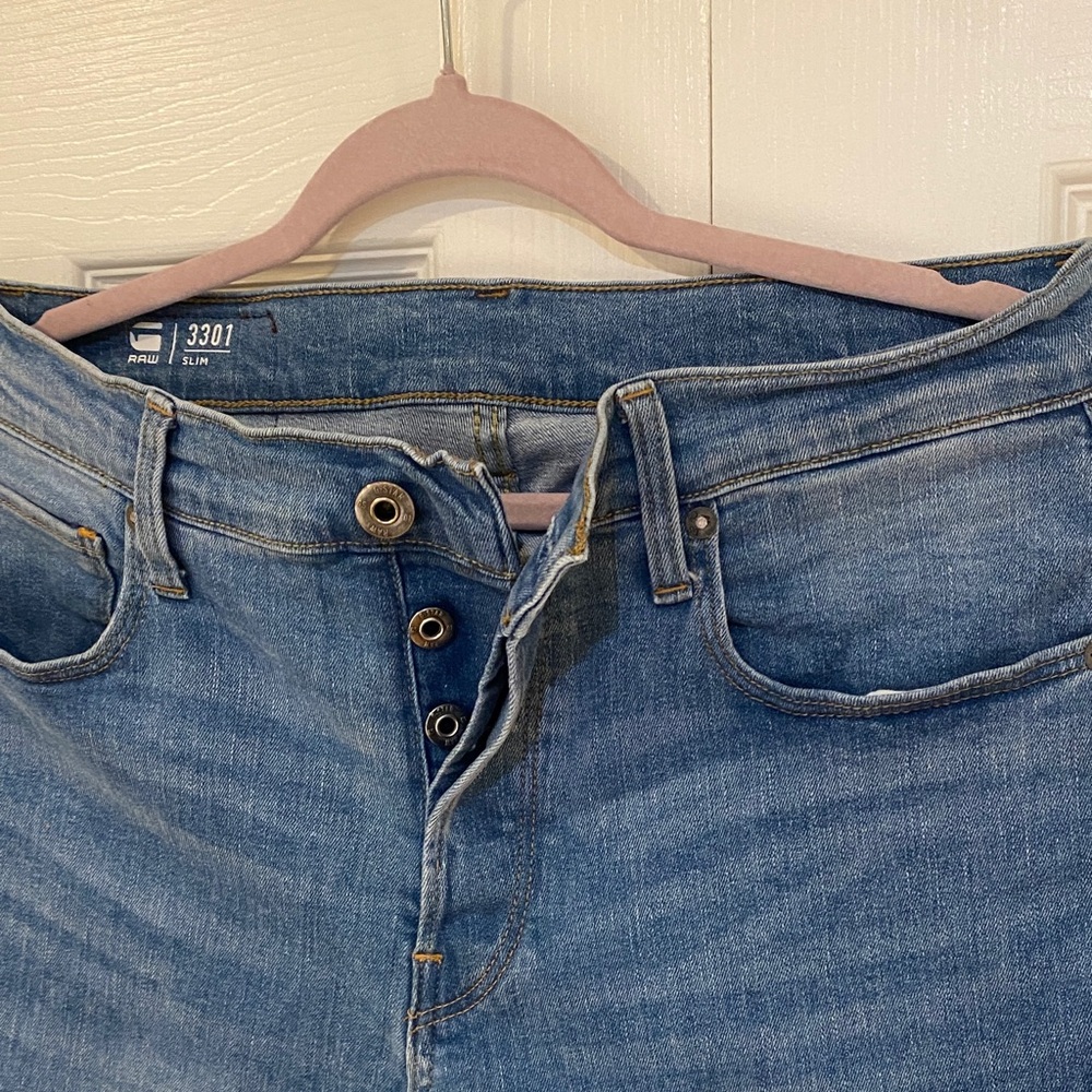 G-Star Slim Fit Light Blue Jeans